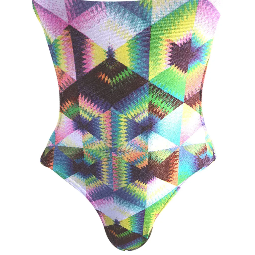 Alga Marinha Fractal Monokini