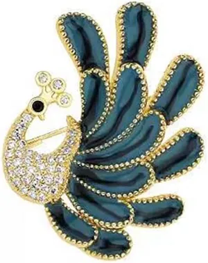 Animal Brooch Pins Set Women Vintage Crystal Enamel Pin Rhinestone Peacock Bee Fish Bird ladybird Cat Retro Insect Shape Pins Jewelry for Men Christmas Mother's Day Xmas Gift
