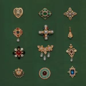 Baroque French Retro Pearl Exquisite Brooch Pin Summer Skirt Badge Bag Brooches For Woman