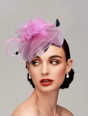 Classical Net Kentucky Derby Hat Wedding Tea Party Fascinators/Headbands