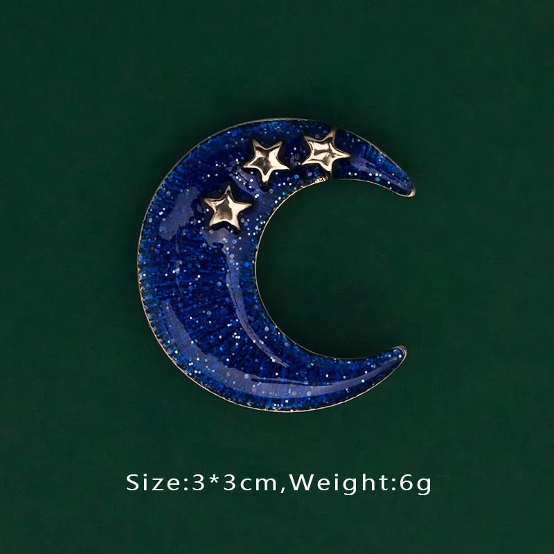 Cute Creative Fan Boat Pin Buckle Brooches