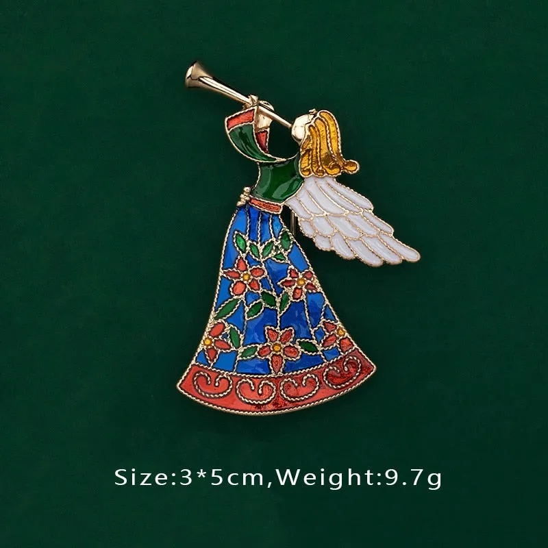 Cute Creative Fan Boat Pin Buckle Brooches