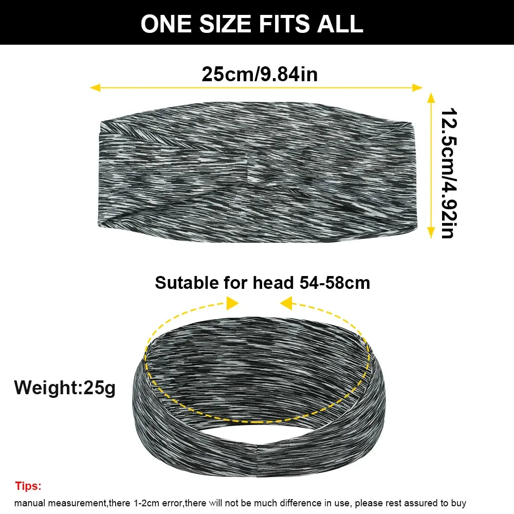 Elastic Sports Headband - Sweat-Wicking & Breathable