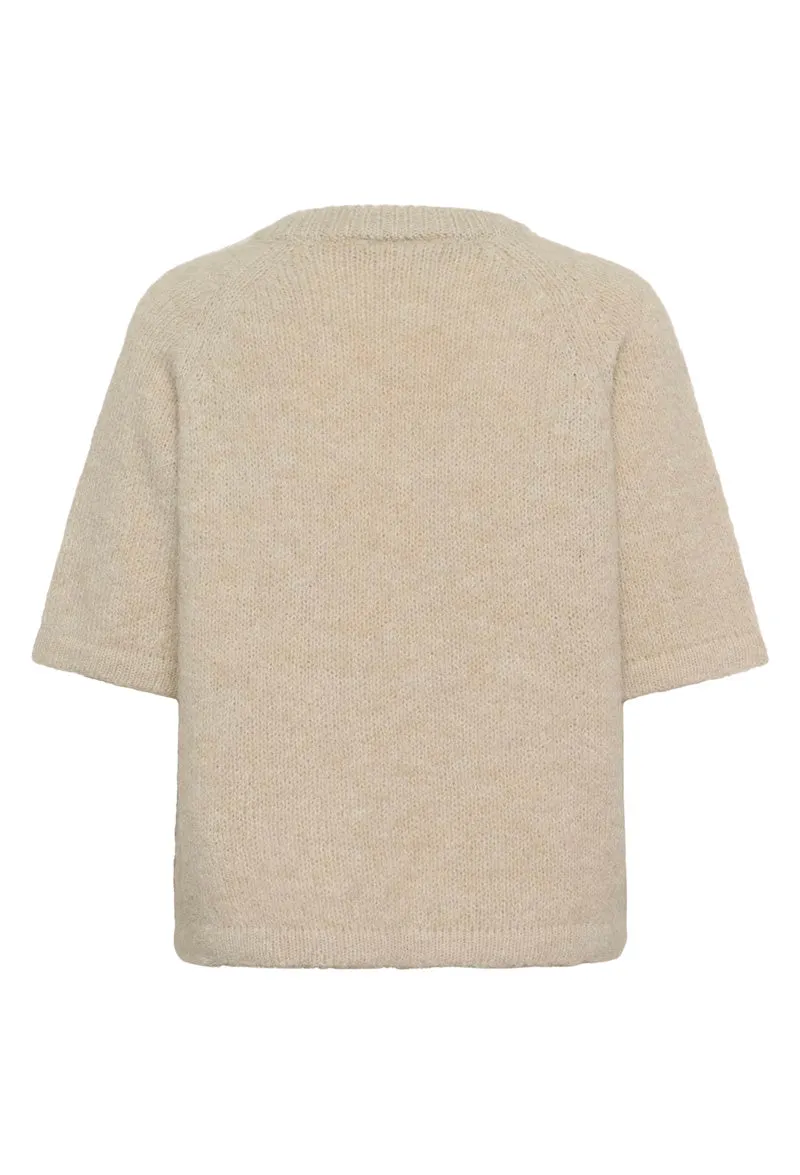 KAFFE KAemilie V-Neck Pullover Feather Gray