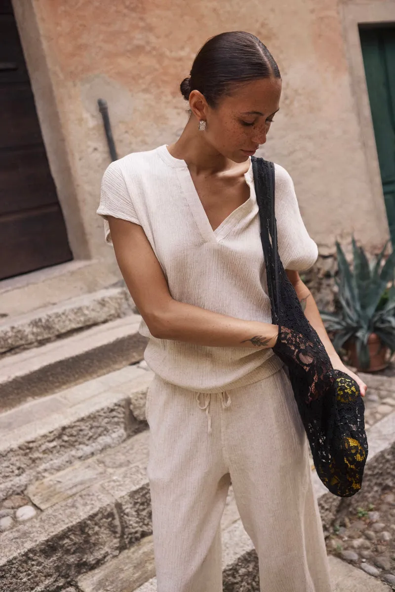 KAFFE KAgitte Blouse Feather Gray Melange