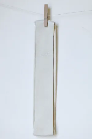 Marshmallow Salvaged Leather Headband
