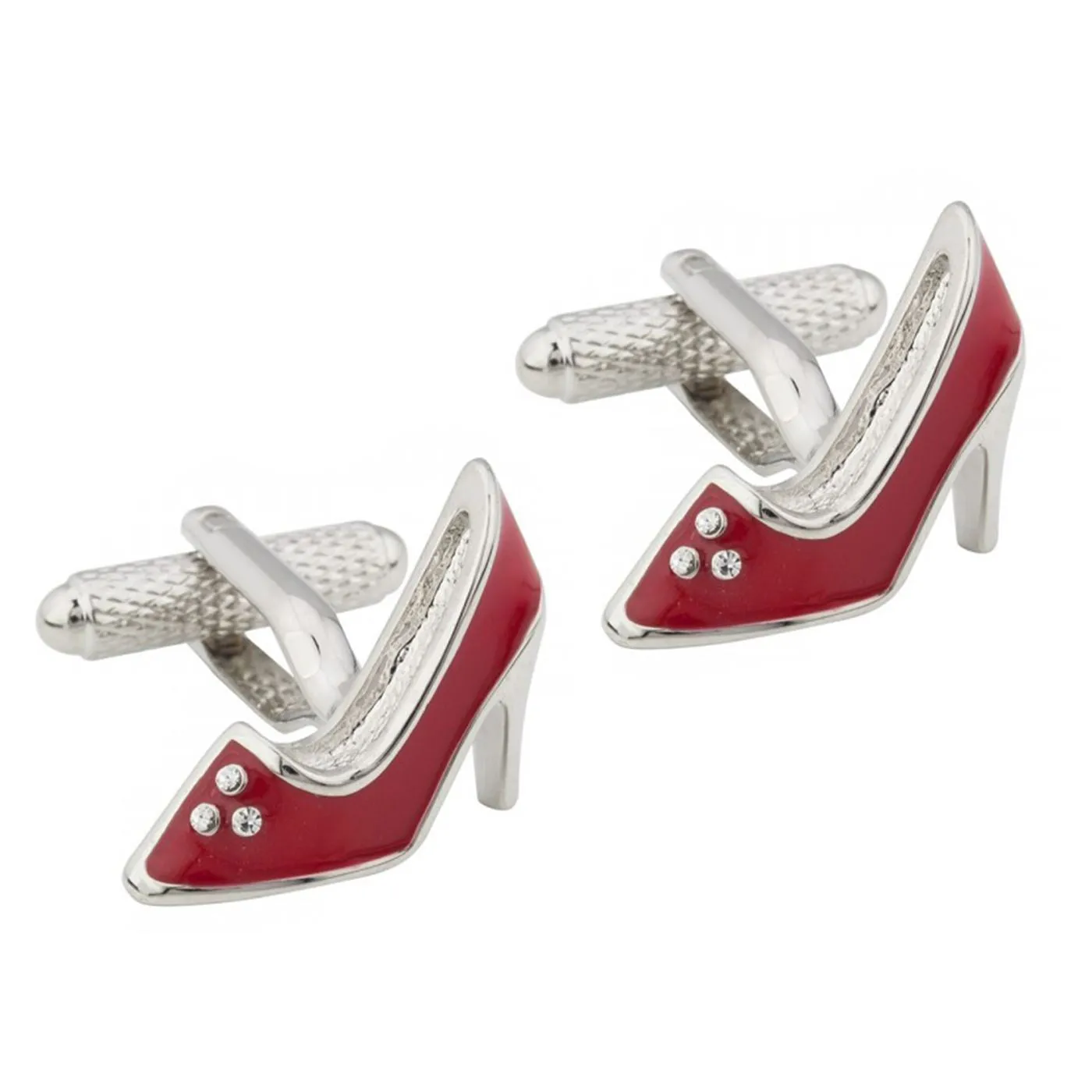 Red High Heel Cufflinks