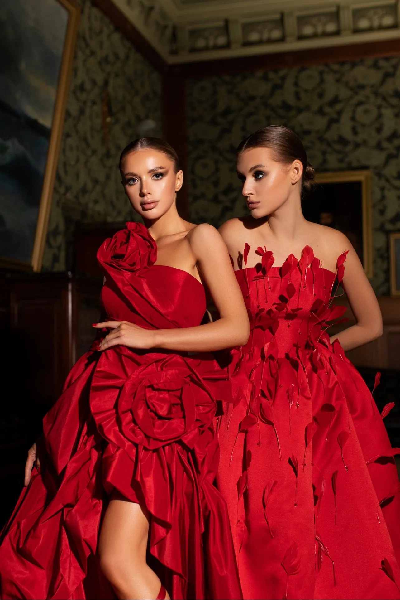 Ruby-Red Gown