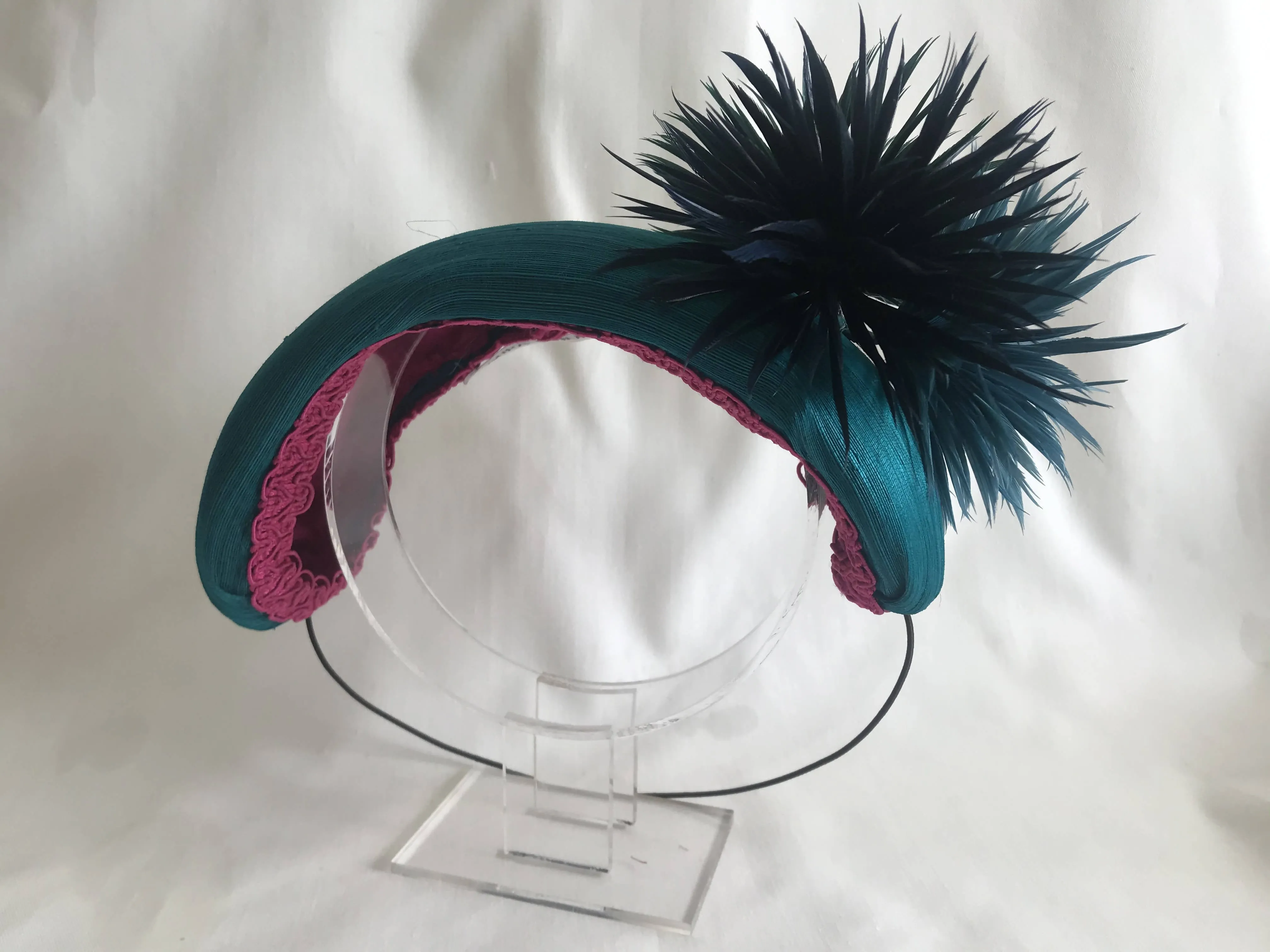 Silk Abaca Bandeau by LauraJane Millinery