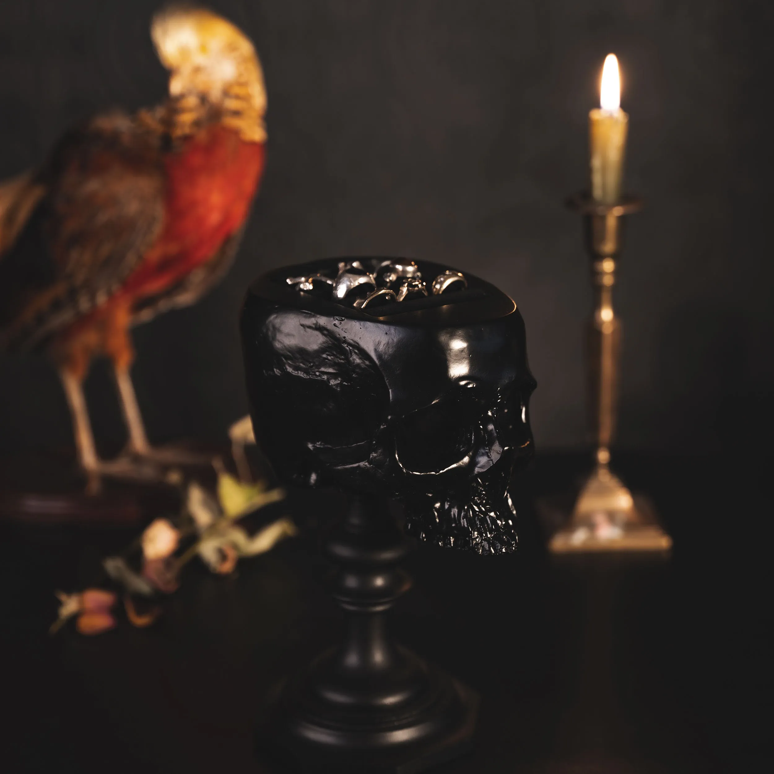 Skull Ring Holder
