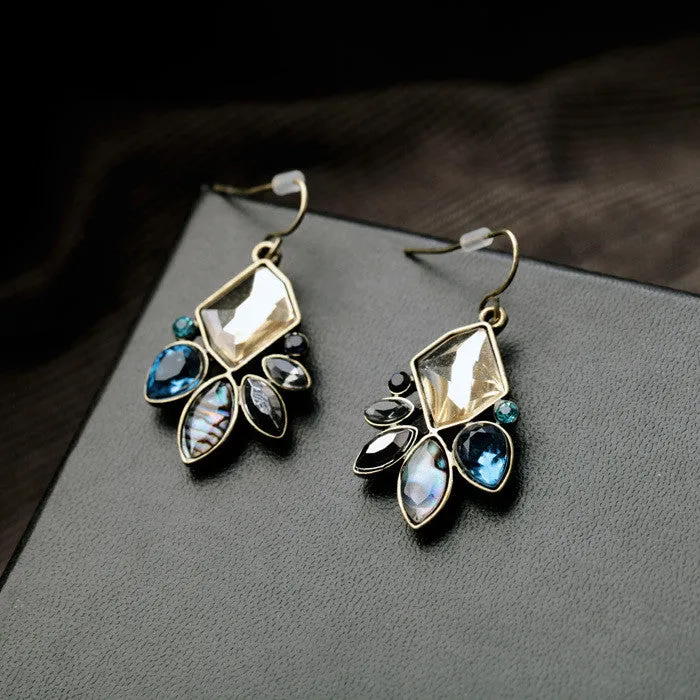 Statement Jewelry Fashion Classic Irregular Geometric Plant Flowers Drop Earrings
