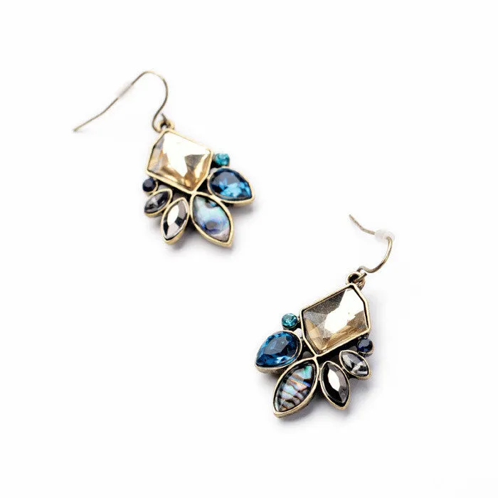 Statement Jewelry Fashion Classic Irregular Geometric Plant Flowers Drop Earrings