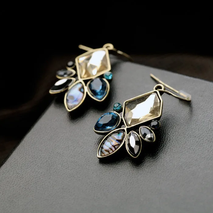 Statement Jewelry Fashion Classic Irregular Geometric Plant Flowers Drop Earrings