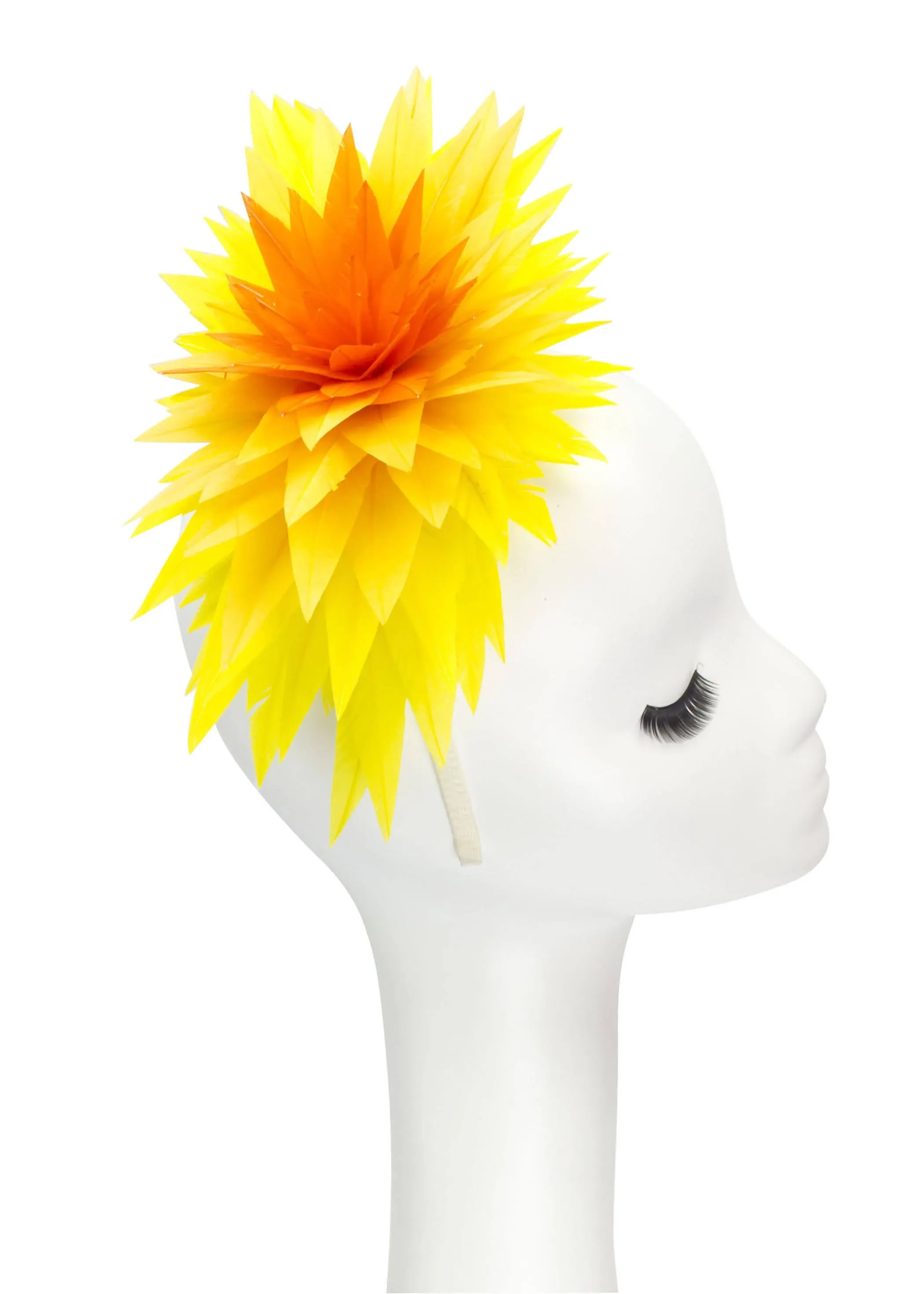 Sunburst - Lotus Feather Flower Headband