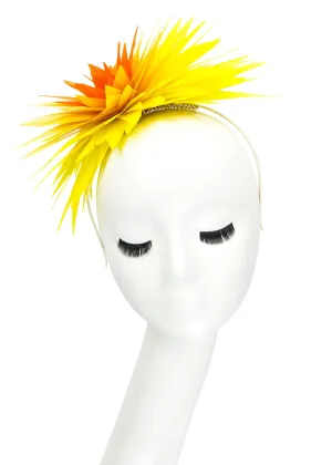 Sunburst - Lotus Feather Flower Headband