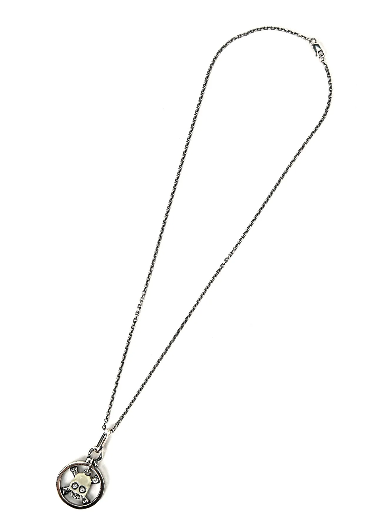 SV950 SKULL RINGCROSS PENDANT